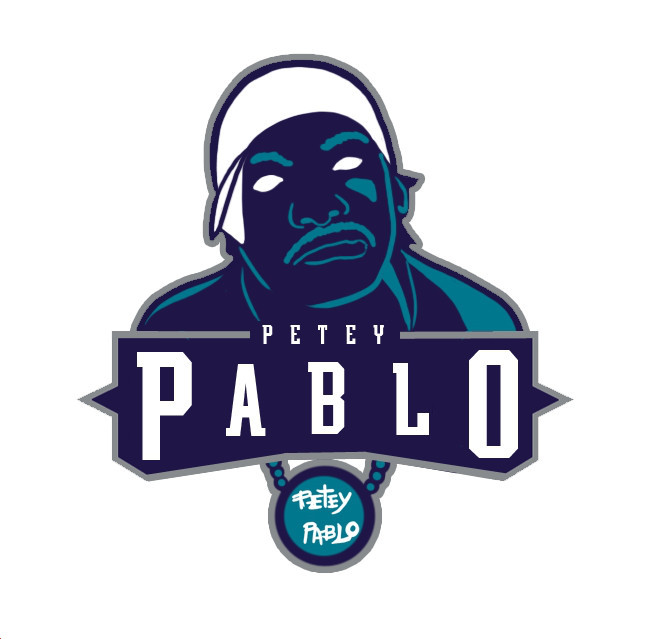 Charlotte Hornets Pablo Logo iron on transfers